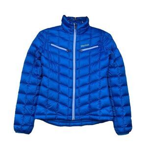 Marmot Winter Coat‎ Women's Size XS Blue Aruna Athletic Down Puffer Jacket